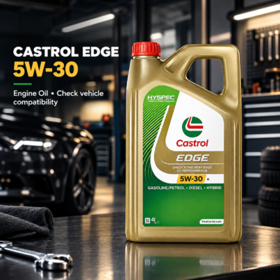 Castrol EDGE Oil in a Cinematic Garage
